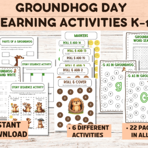 Groundhog Day Learning Activities K-1