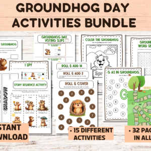 Groundhog Day Activities Bundle