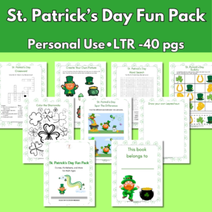 St. Patrick's Day Fun Activity Book