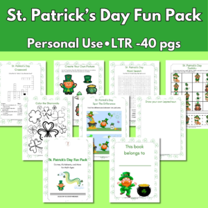 St. Patrick's Day Fun Activities Book
