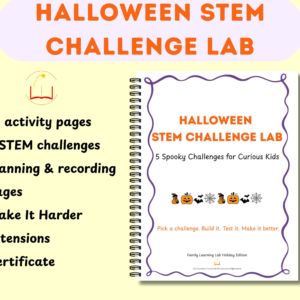 Halloween STEM Challenge Lab – 5 Spooky STEM Challenges for Kids